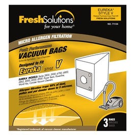 Eureka Vacuum Bag, Micro Allergen, V, 3-Pk.