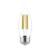 GE Ultra Bright LED 75 Watt Replacement Soft White CA11 Deco - Candle Bulbs