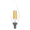 GE Ultra Bright LED 75 Watt Replacement Soft White CA11 Deco - Candle Bulbs