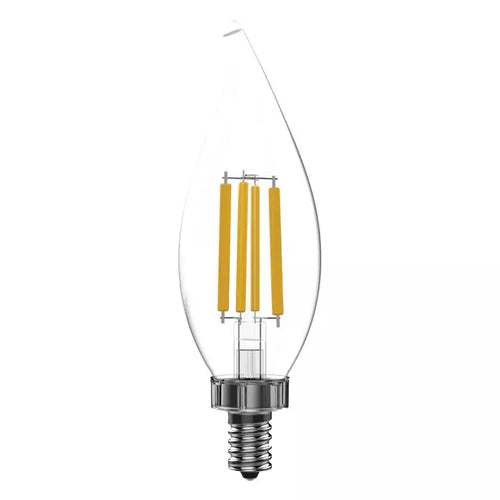 GE Ultra Bright LED 75 Watt Replacement Soft White CA11 Deco - Candle Bulbs