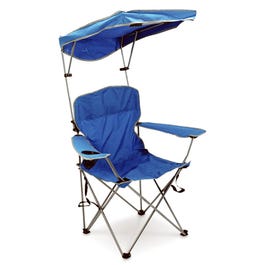 Shade Chair With Canopy & Carry Case, Red, Polyester