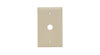 Legrand Pass & Seymour® TradeMaster® 1-Gang Nylon Wall Plate, 0.625-in Round Opening (Ivory)