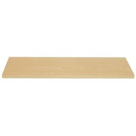 Shelf, Simulated-Maple Melamine, 8 x 24-In.