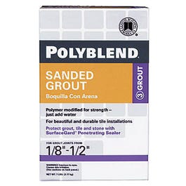 Sanded Grout, Nutmeg Brown, 7-Lbs.