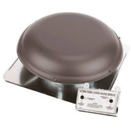 Roof-Mount Attic Ventilator, Weatherwood, 2100-Sq. Ft.