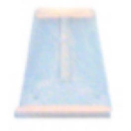 Spline Channel Pull Tabs, White Plastic, 1-1/16 x 15/16 x 1/4-In., 25-Pk.