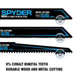 Spyder Multi-Material Jig Saw Blade Kits and Set