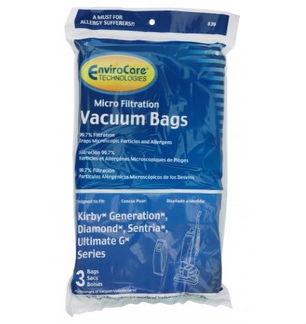 Kirby Micro Filtration Vacuum Bags