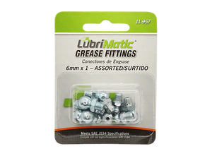 Lubrimatic 45 deg. Grease Fittings 8 Piece