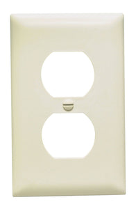 Pass & Seymour Duplex Receptacle Openings, One Gang, Light Almond