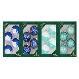 4-Pk. Glaas Ornaments