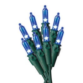 Christmas Light Set, Mini, Blue, 100-Ct.