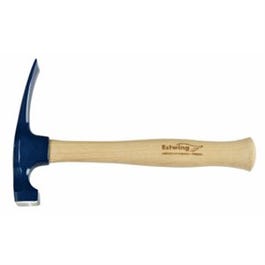 Bricklayer Hammer, Hickory Handle, 21-oz.