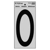 Adhesive Reflective Number 0, Vinyl, 6-In.