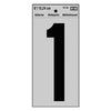 Adhesive Reflective Number 1, Vinyl, 6-In.