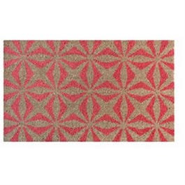 Coir Door Mat, Monarch Orange, 18 x 30-In.