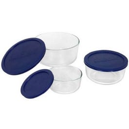 Glass Food Storage Set, 6-Pc.