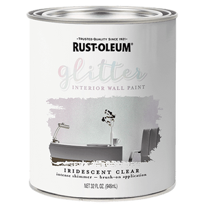 Rust-Oleum® Glitter Interior Wall Paint Iridescent Clear