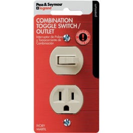 Ivory Single-Pole Switch & Receptacle