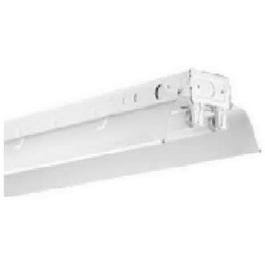 Fluorescent Light Fixture, Industrial, T8, Closed Top, 2-Lamp, 8-Ft.