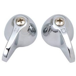 Lavatory Sink Handles, Price Pfister Crown Jewel, Chrome, Pr.