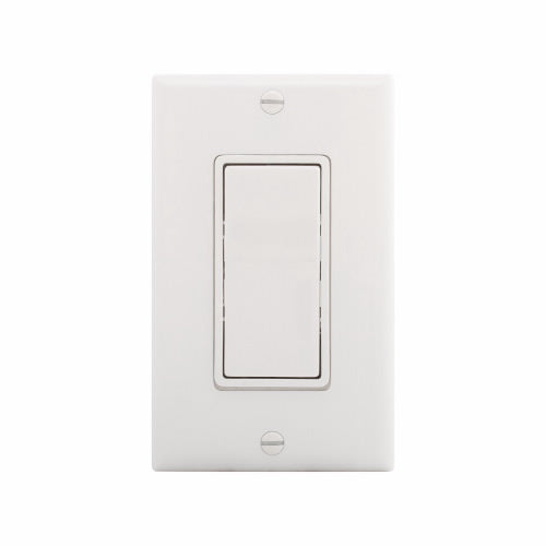 Eaton Cooper Wiring Standard Grade Decorator Switch 15A, 120/277V White (120/277V, White)