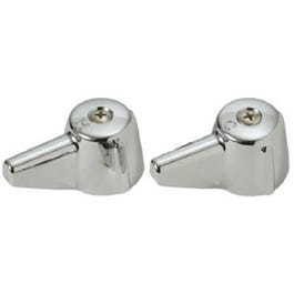 Central Brass Faucet Handles, Small Canopy, Chrome