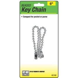 Beaded Key Chain, 6-In., 2-Pk.