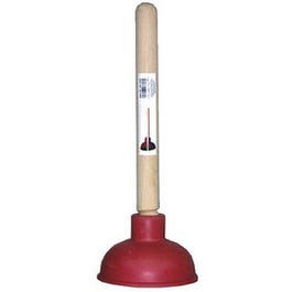 Force Cup Toilet Plunger, 4 x 9-In.