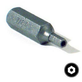 7/64-In. Security Hex Key Isomax&#153; 1-In. Insert Bit