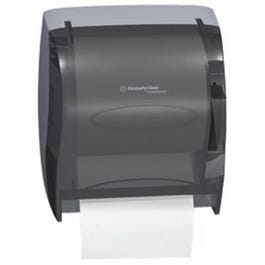 In-Sight Lev-R-Matic Towel Roll Dispenser, Smoke Gray, Plastic