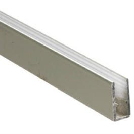 Extruded Aluminum Window Frame, White, 5/16 x 5/8 x 1/4 x 94-In.