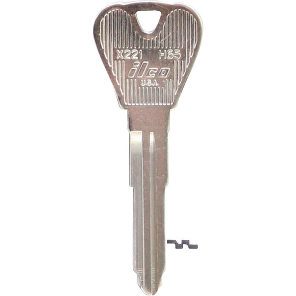 ILCO Ford Nickel Plated Automotive Key, H65 (10-Pack)