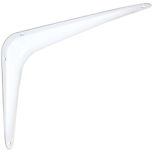 National 211 6 In. D. x 8 In. H. White Steel Shelf Bracket