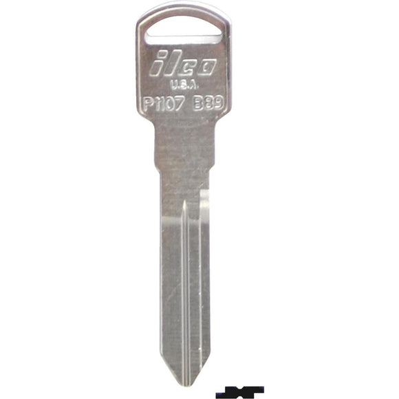 ILCO GM Nickel Plated Automotive Key, B89 (10-Pack)