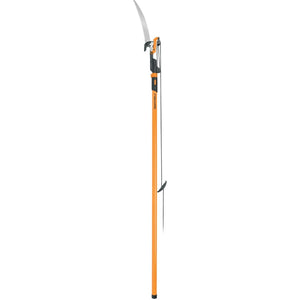 Fiskars Power-Lever 1 In. Cutting Capacity 14 Ft. Fiberglass Extendable Pole Saw & Tree Pruner