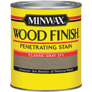 Minwax Wood Finish Penetrating Stain, Classic Gray, 1/2 Pt.