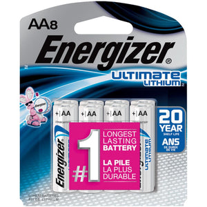 Energizer AA Ultimate Lithium Battery (8-Pack)