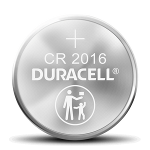 Duracell CR 2016 Lithium Coin Battery with Bitter Coating