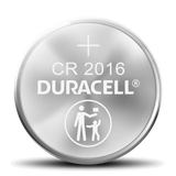 Duracell CR 2016 Lithium Coin Battery with Bitter Coating