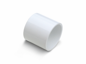 Genova Products 1" White Slip x Slip Schedule 40 Pipe Couplings