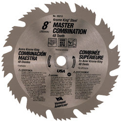 Vermont American Krome King™ Series Steel Circular Saw Blades for Cutting Wood